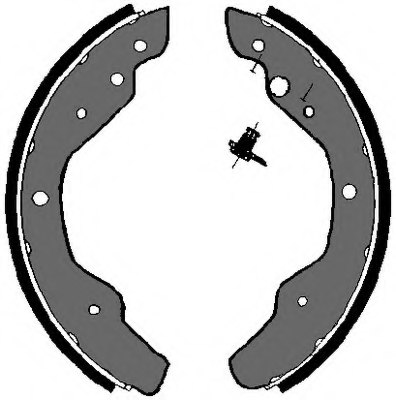 VEMA 84407 Brake Shoe Set